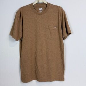 Dickies Men's Tan Heather Short Sleeve Tee M